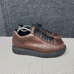 Dr. Martens 9094 Chunky Oxfords Brown Leather Made in England Y2K Rare Mens 9 US